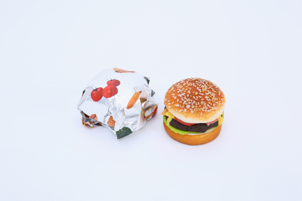 Aluminum Foil Paper Sheets for Hamburger Sandwich Wrapping